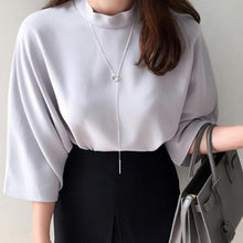 Load image into Gallery viewer, Fashion Jewelry Silver Color Round Circle Long Tassel Necklace Women