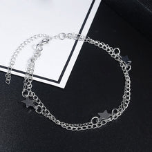 Load image into Gallery viewer, Summer Style New MultiLayer Star Pendant Anklet Foot Chain Gold/Silver