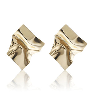 Metal Multicolored Drop Dangle Earrings For Women Geometric Wedding