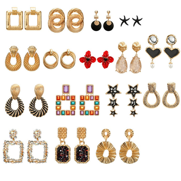Multi Designs Wholesale Fashion Jewelry Women Metal Vintage