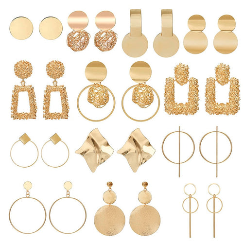 Fashion Statement Earrings 2018 Big Geometric earrings For Women